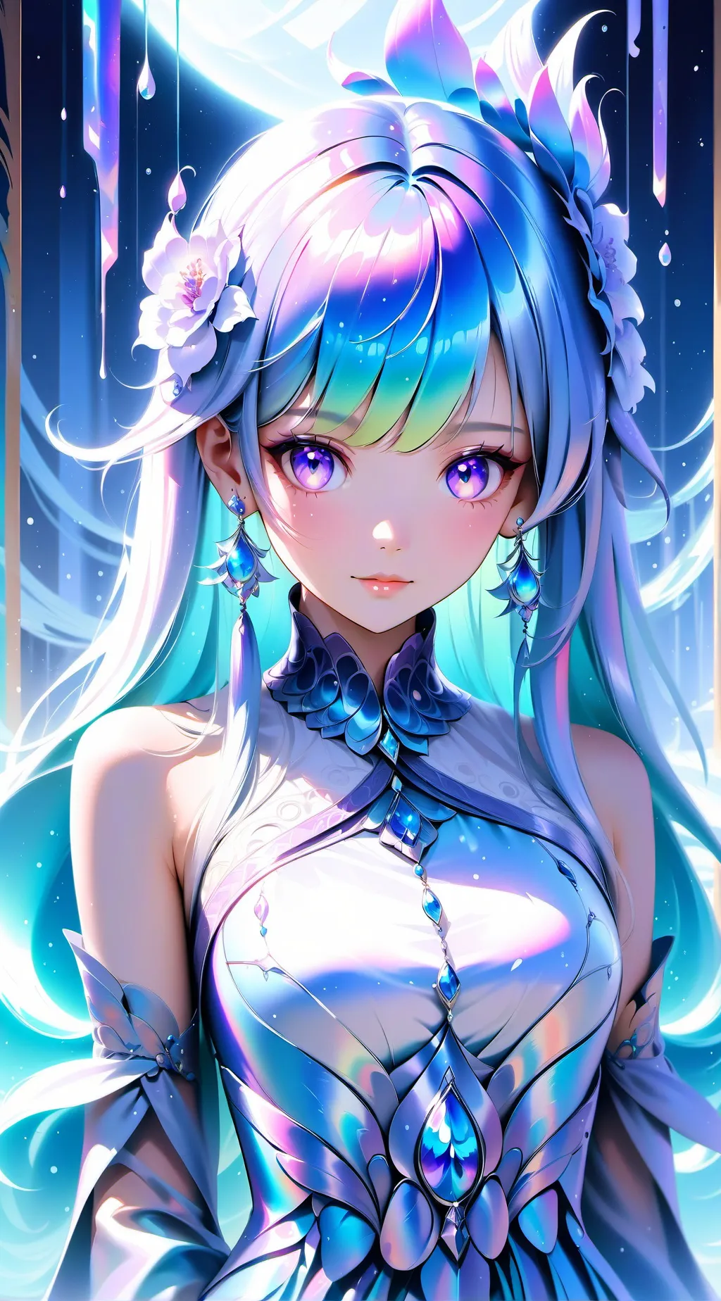 ai character: Luna background