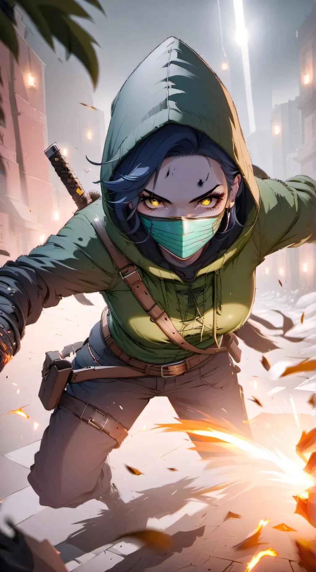 ai character: Talia Morph background