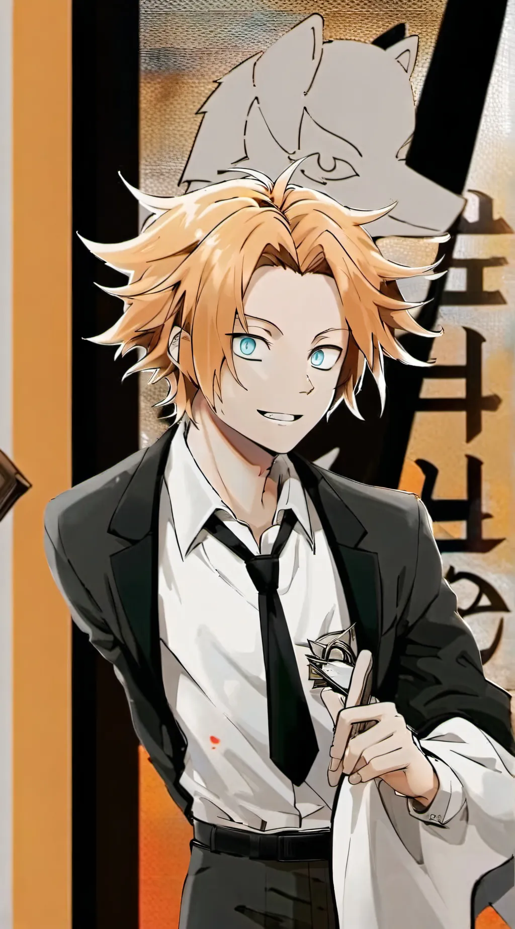 ai character: Denki (MHA) background