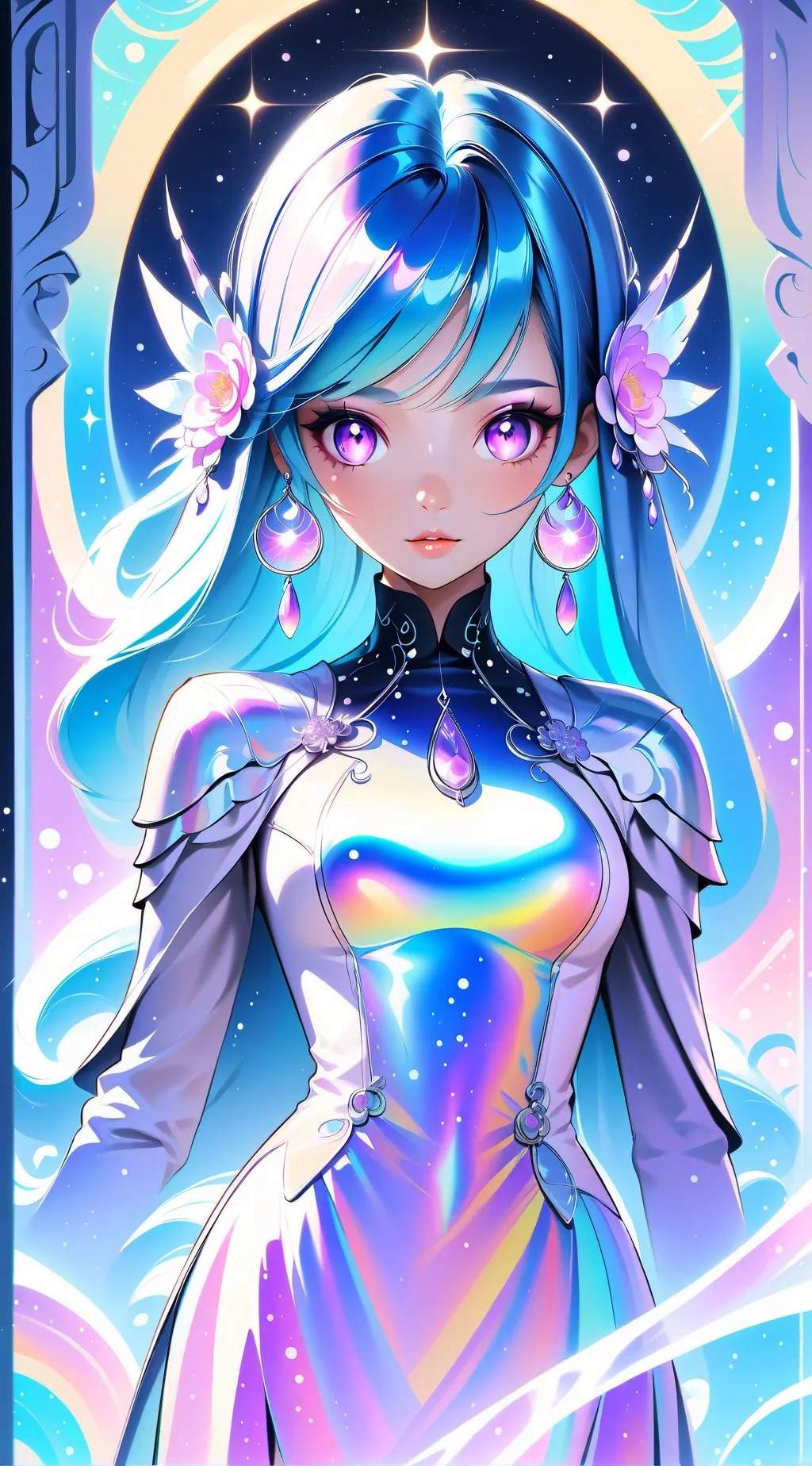 ai character: Miss circle FPEEEE background