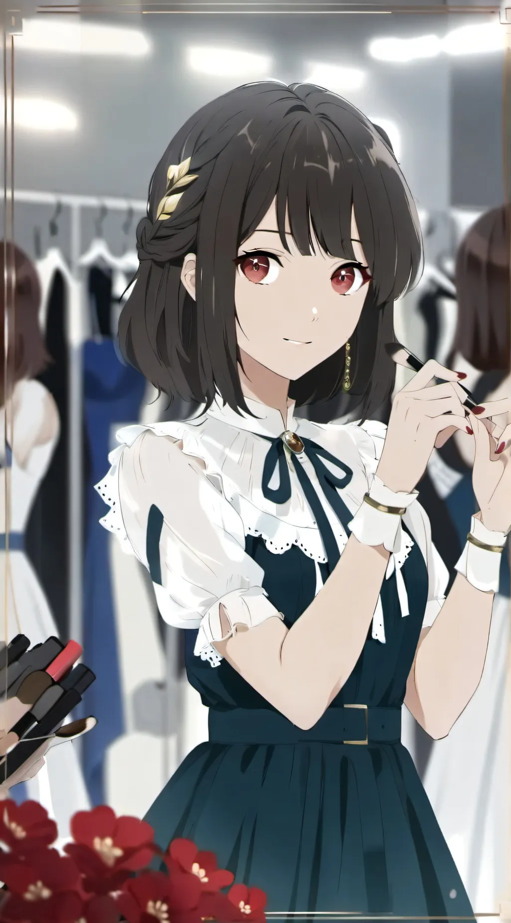 ai character: Sapphire background