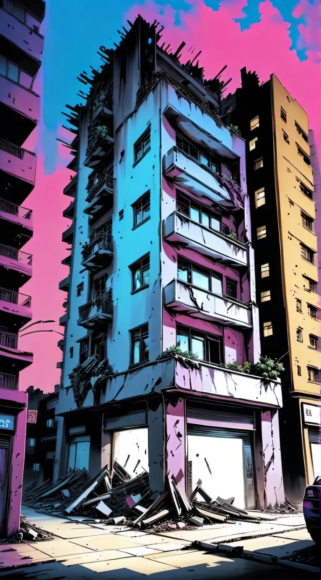 ai character: Spider-verse background