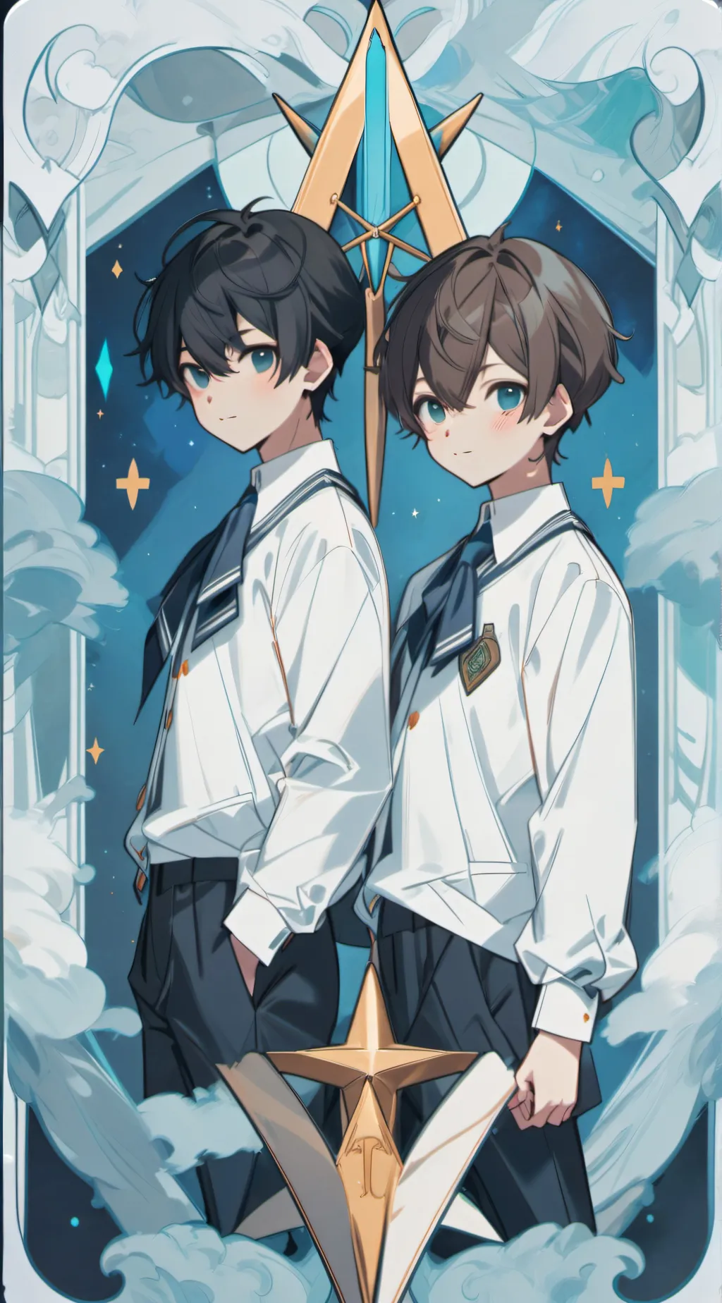 ai character: Etho and Enzo background