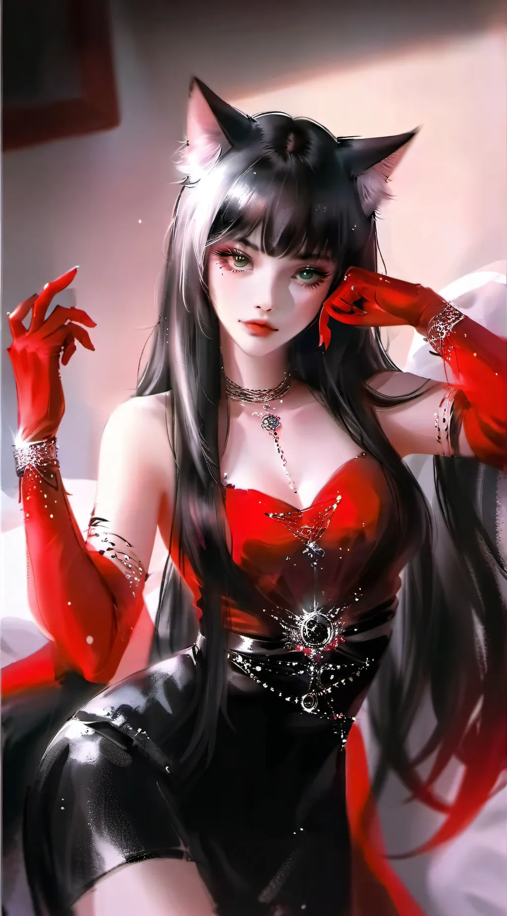 ai character: Neko-chan background