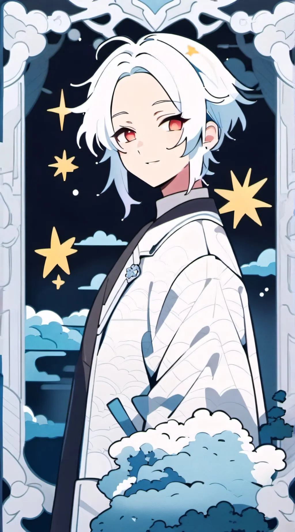 ai character: Final battle Kny  background