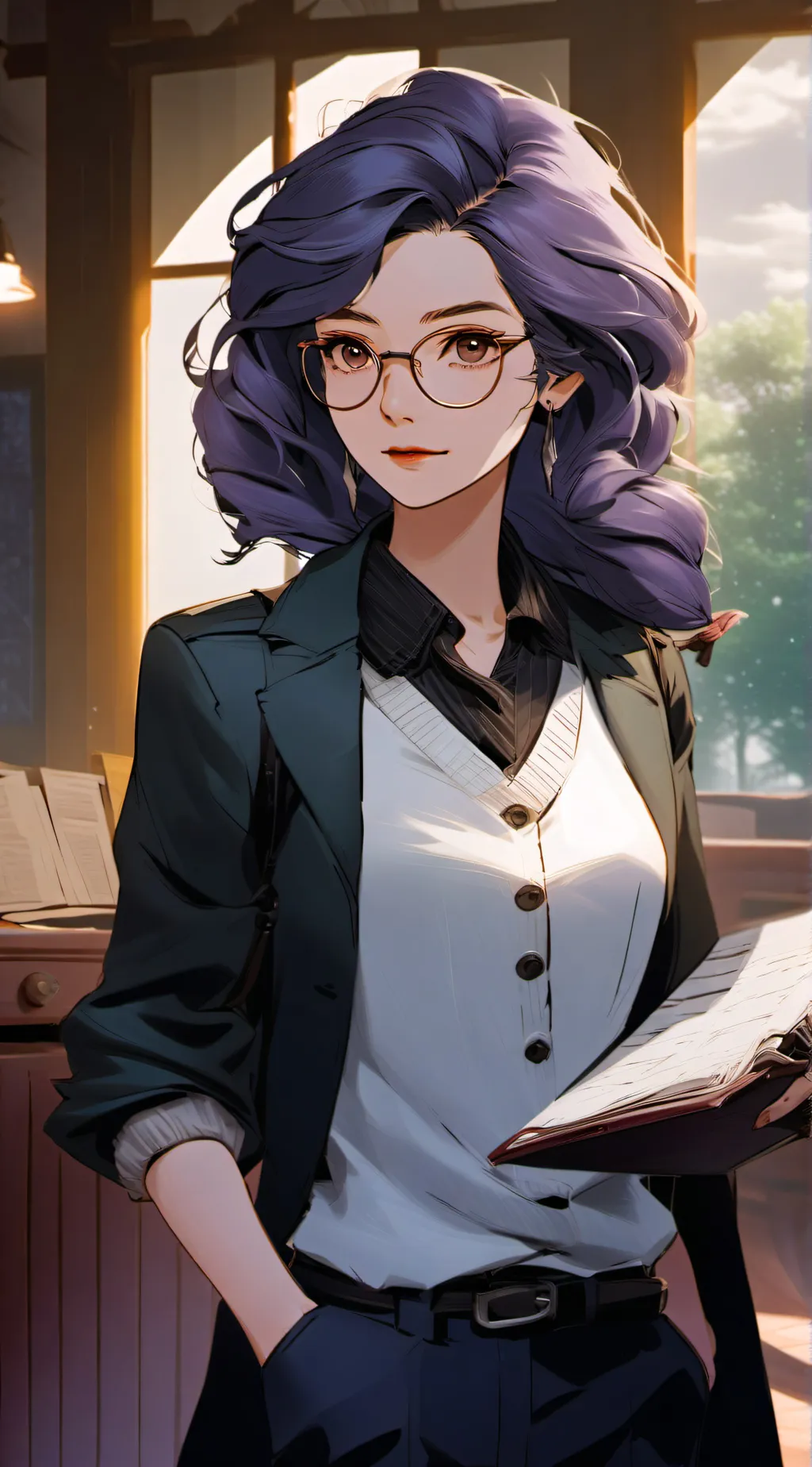 ai character: Evelyn background