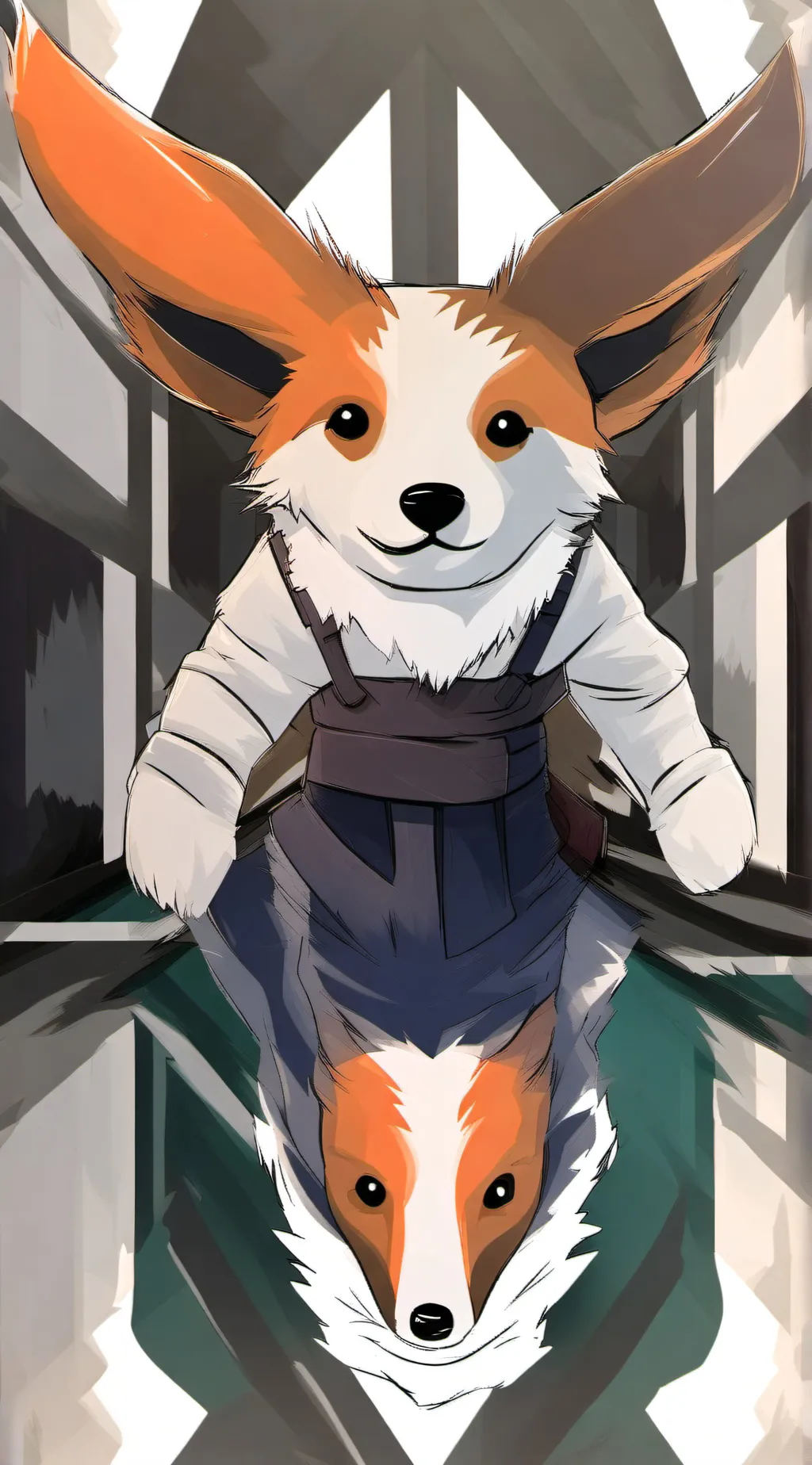 ai character: cachorro skib de  background