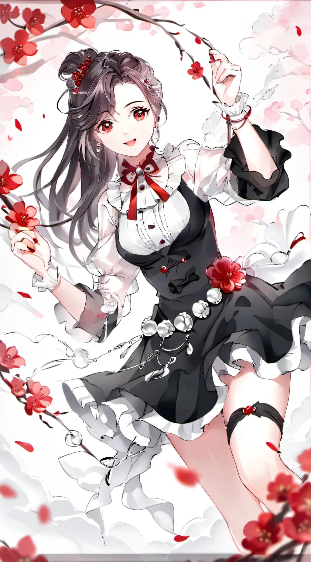 ai character: Rose background