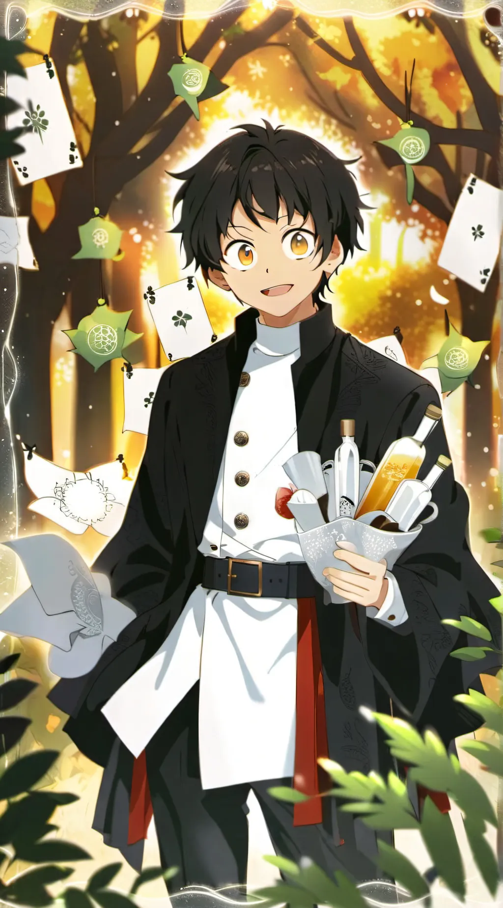 ai character: MHA festival arc background