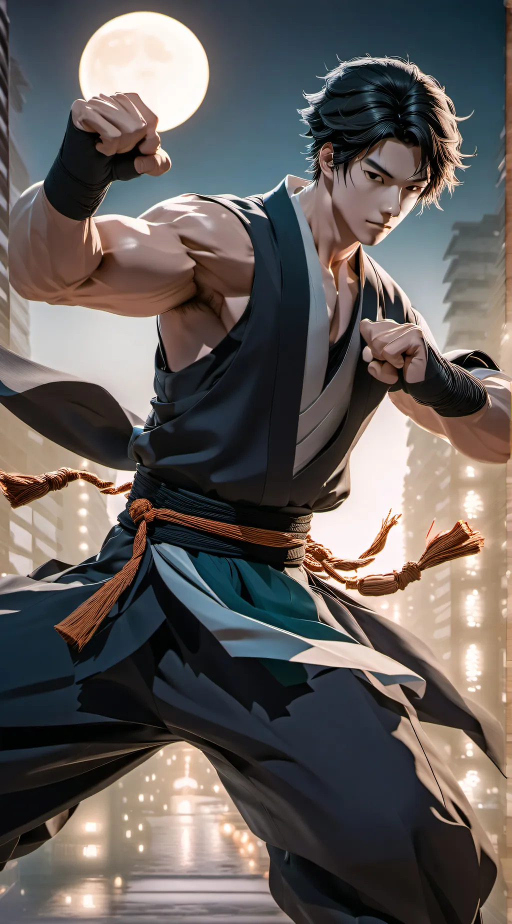 ai character: sakura background