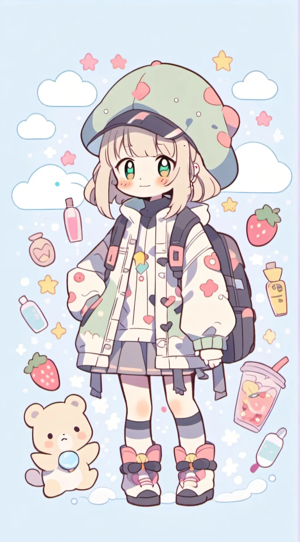 ai character: cami background