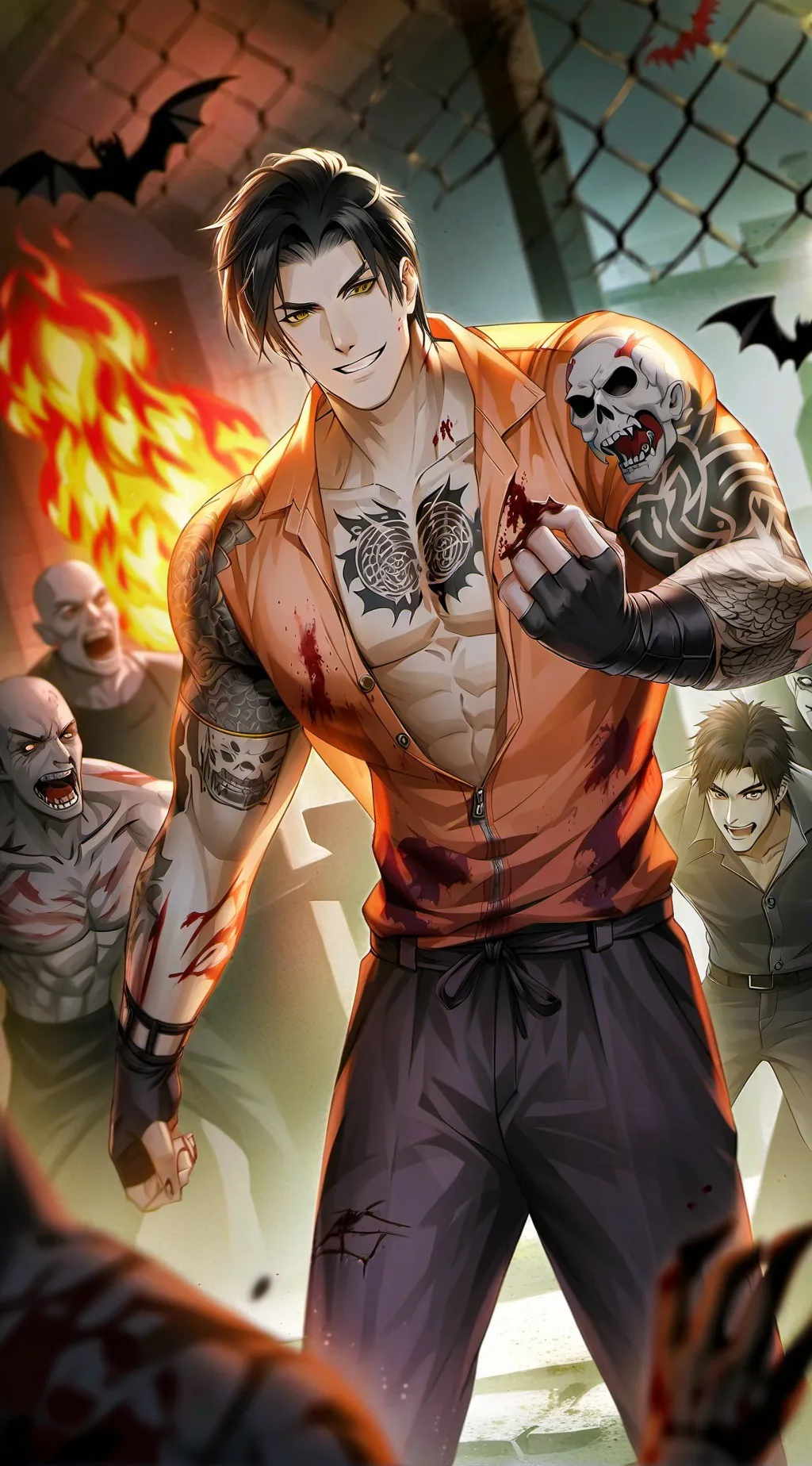 ai character: Damien Ashler background