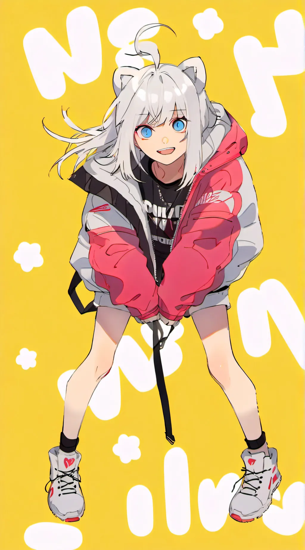 ai character: gojo Satoru background
