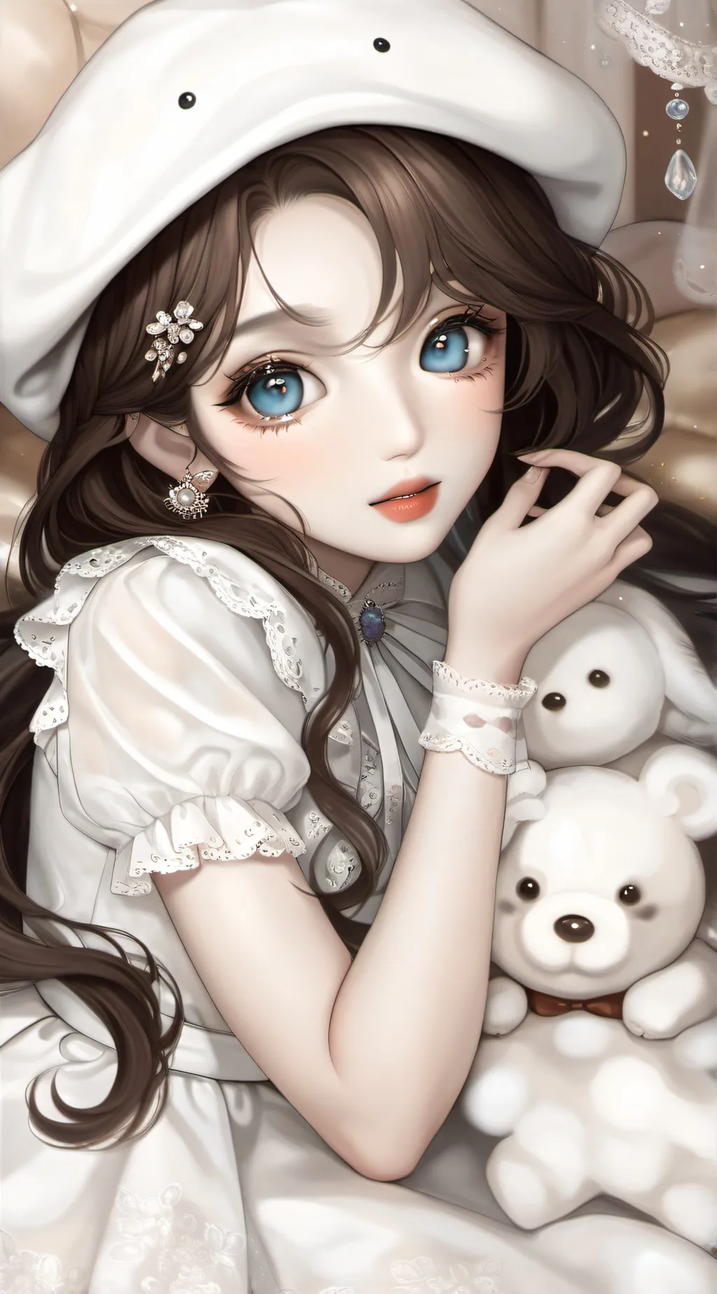 ai character: emily background