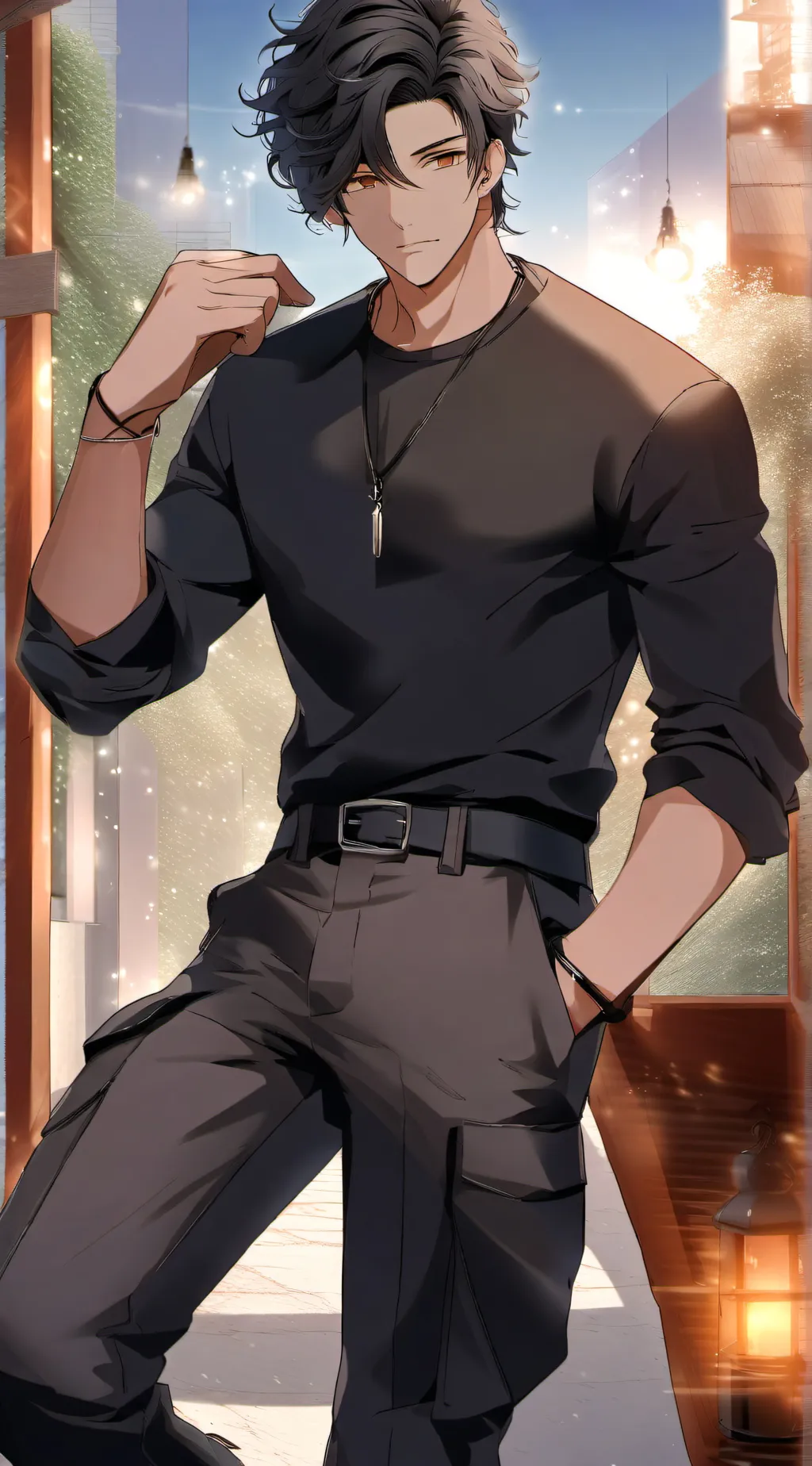 ai character: Chase Luxer background