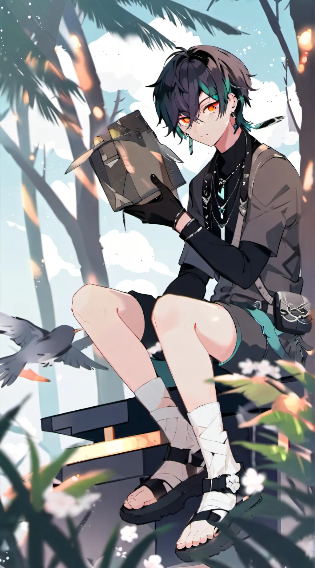 ai character: 𖠺Liam𖠺 background