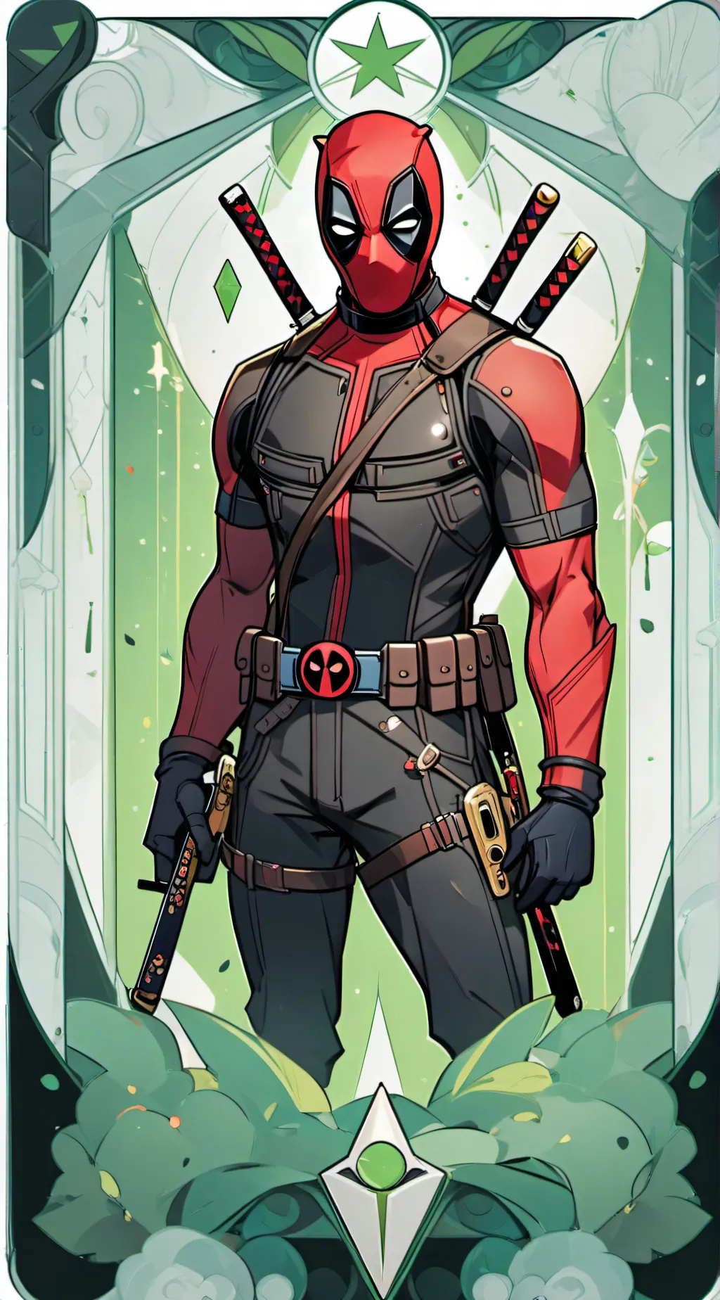 ai character: Deadpool background