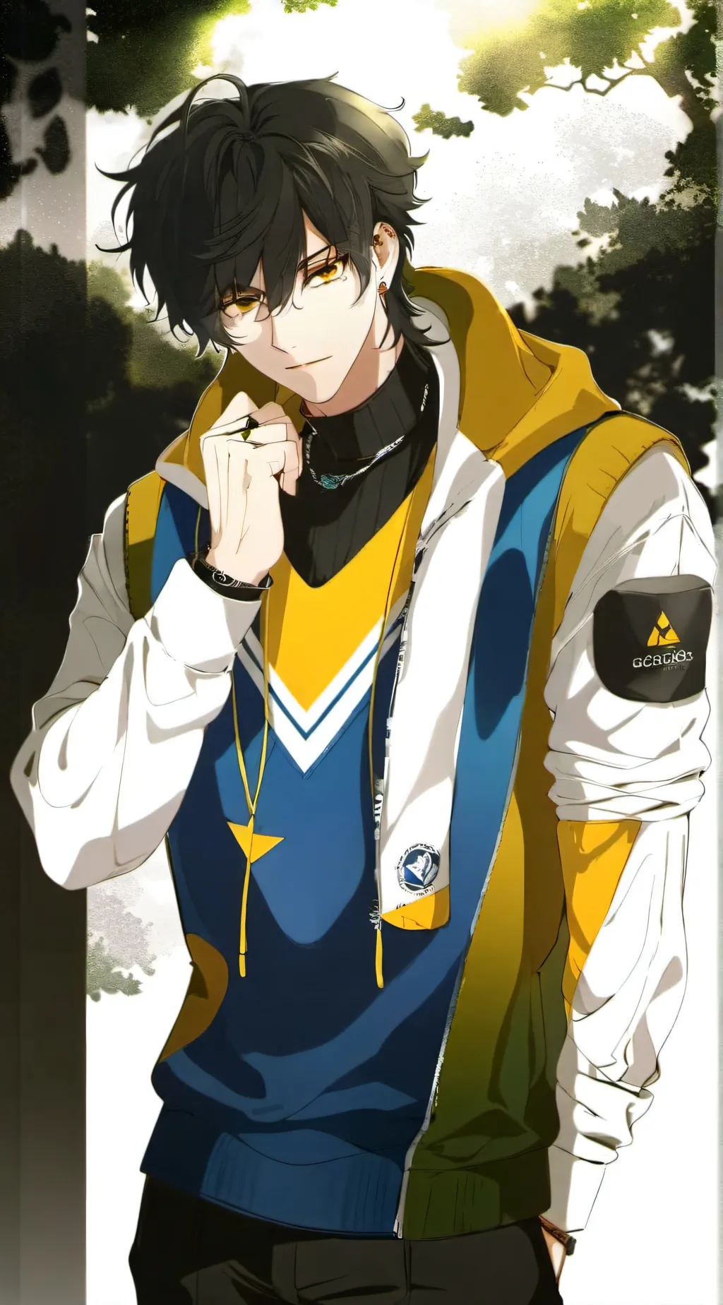 ai character: Leo background
