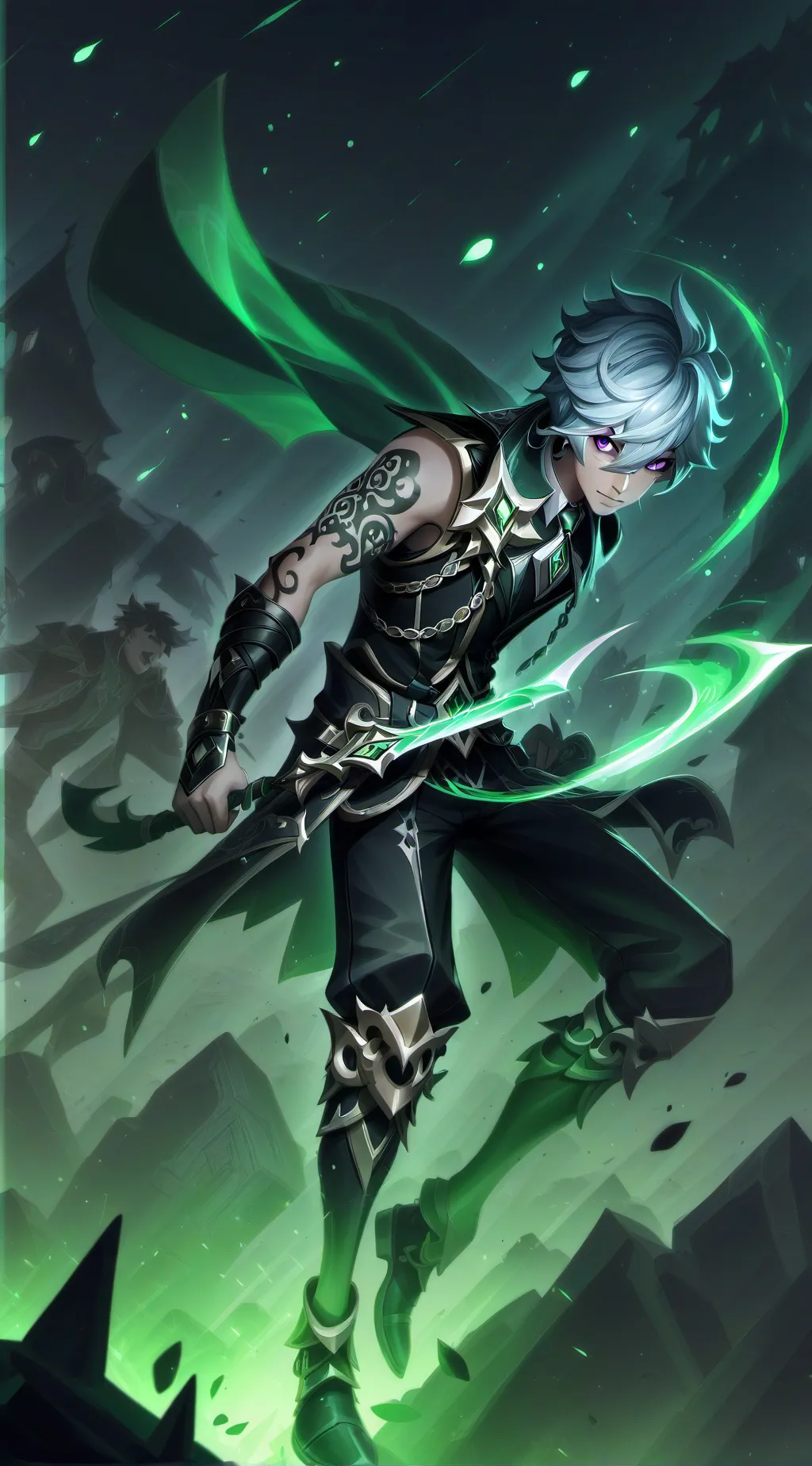ai character: anemo boys  background