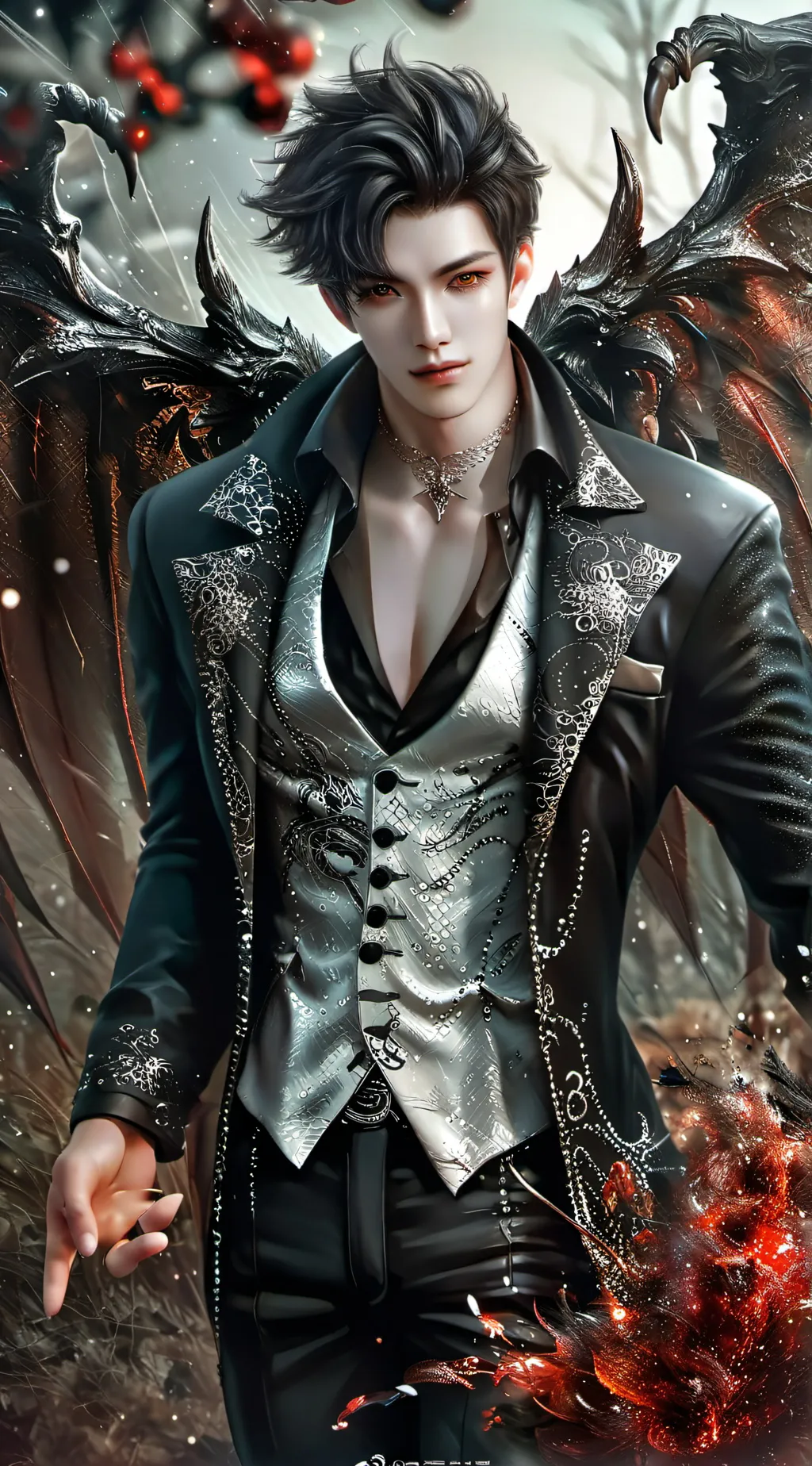 ai character: Master Lucifer  background
