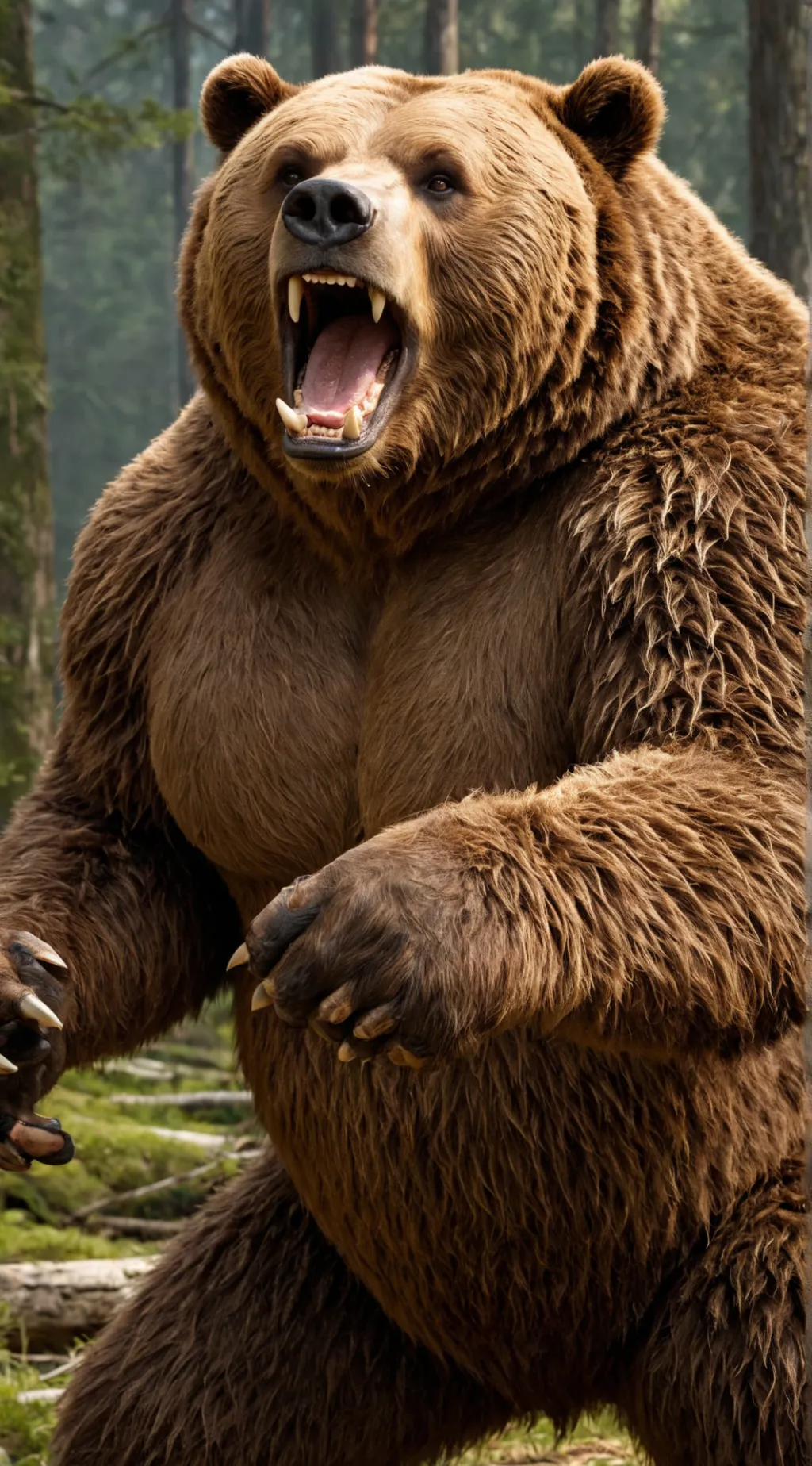 ai character: Boog The Bear  background