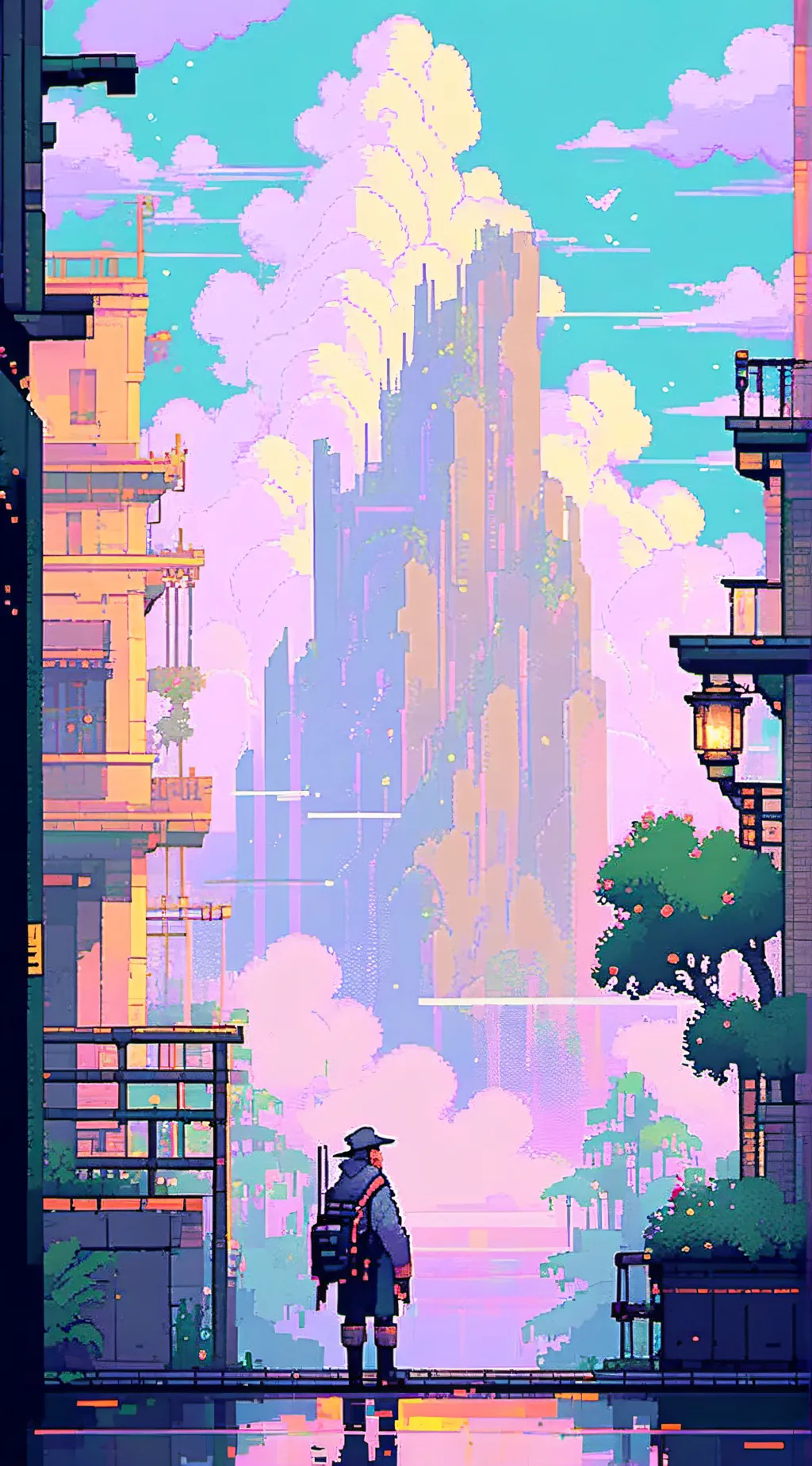 ai character: KNY fans background