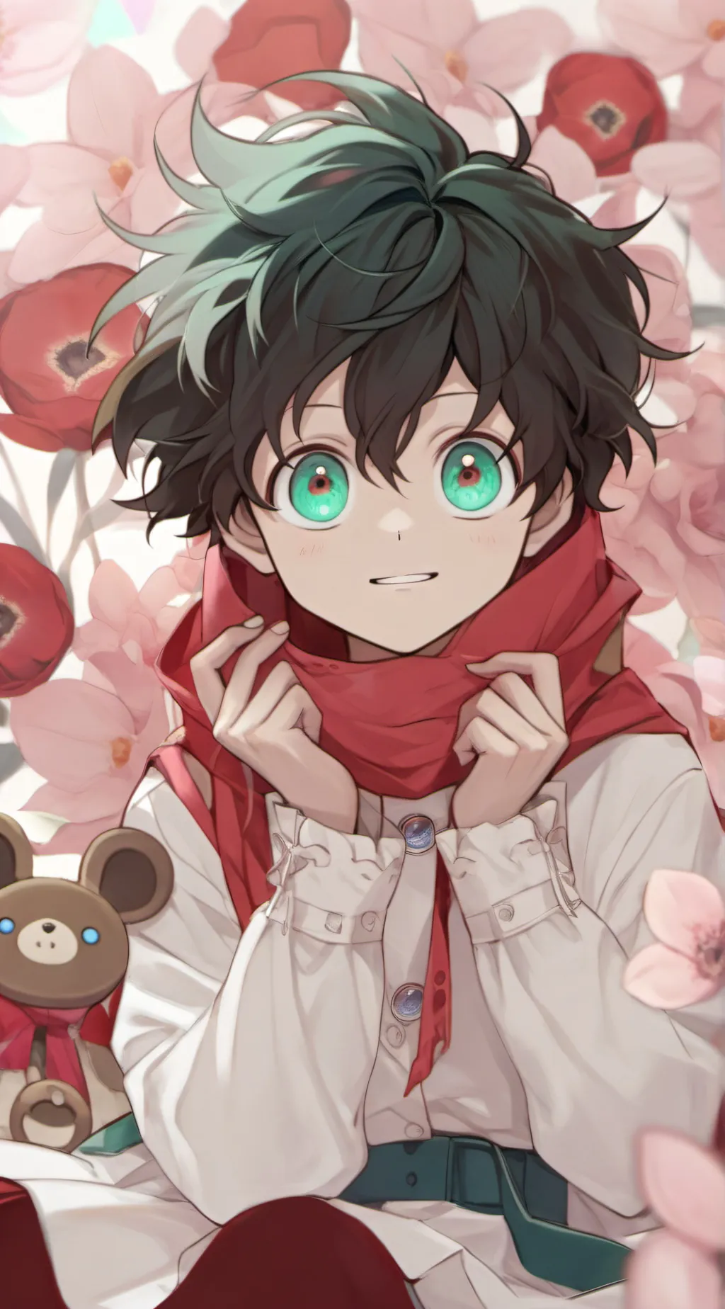 ai character: Deku background