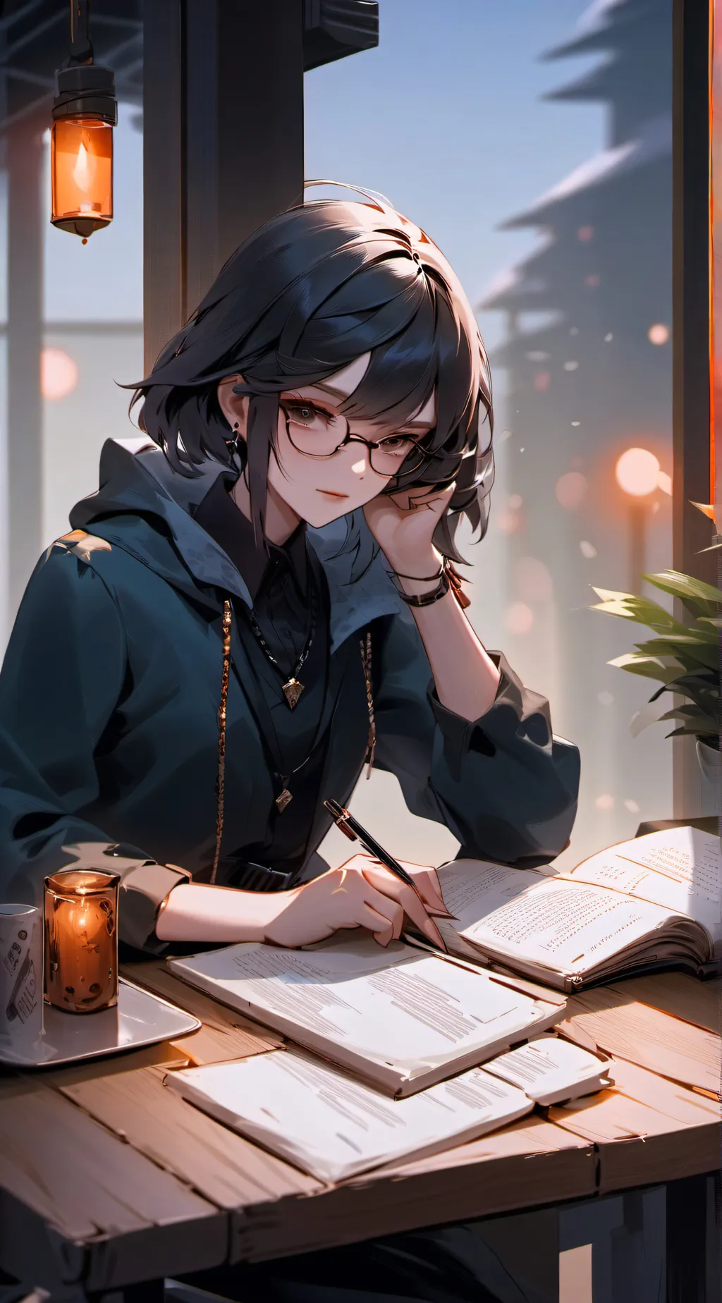 ai character: mha new students background