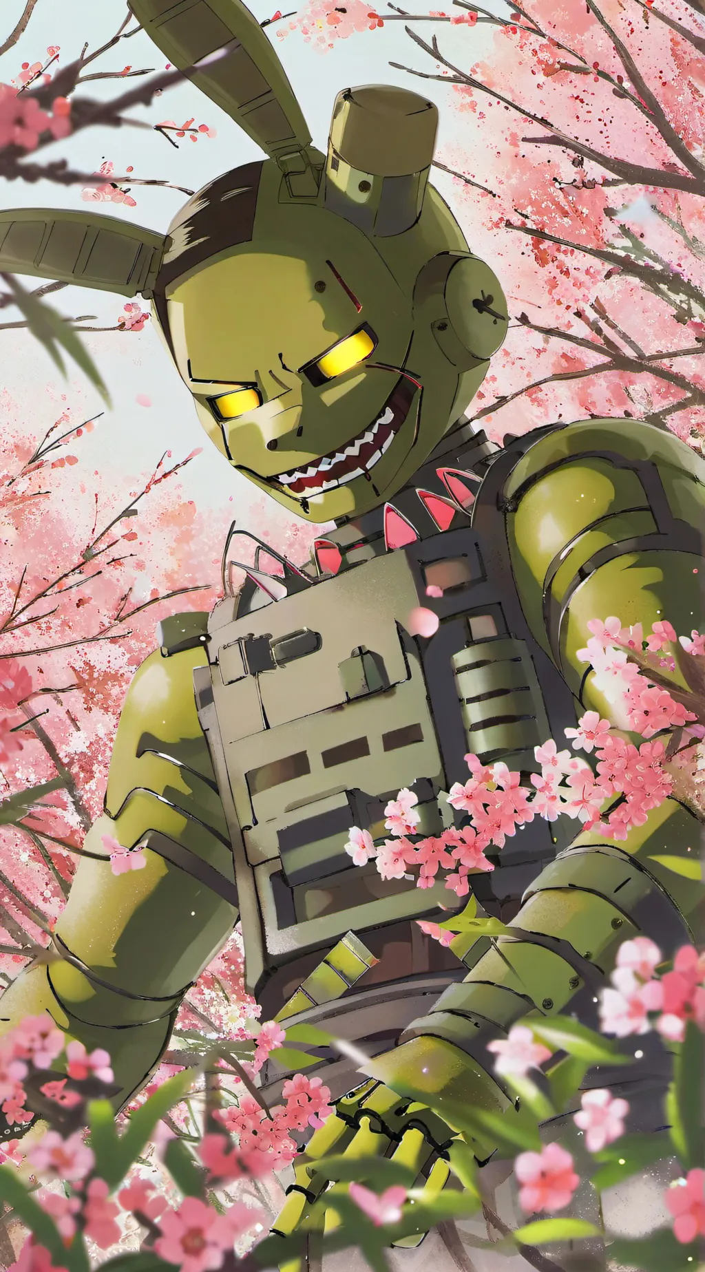 ai character: springtrap  background