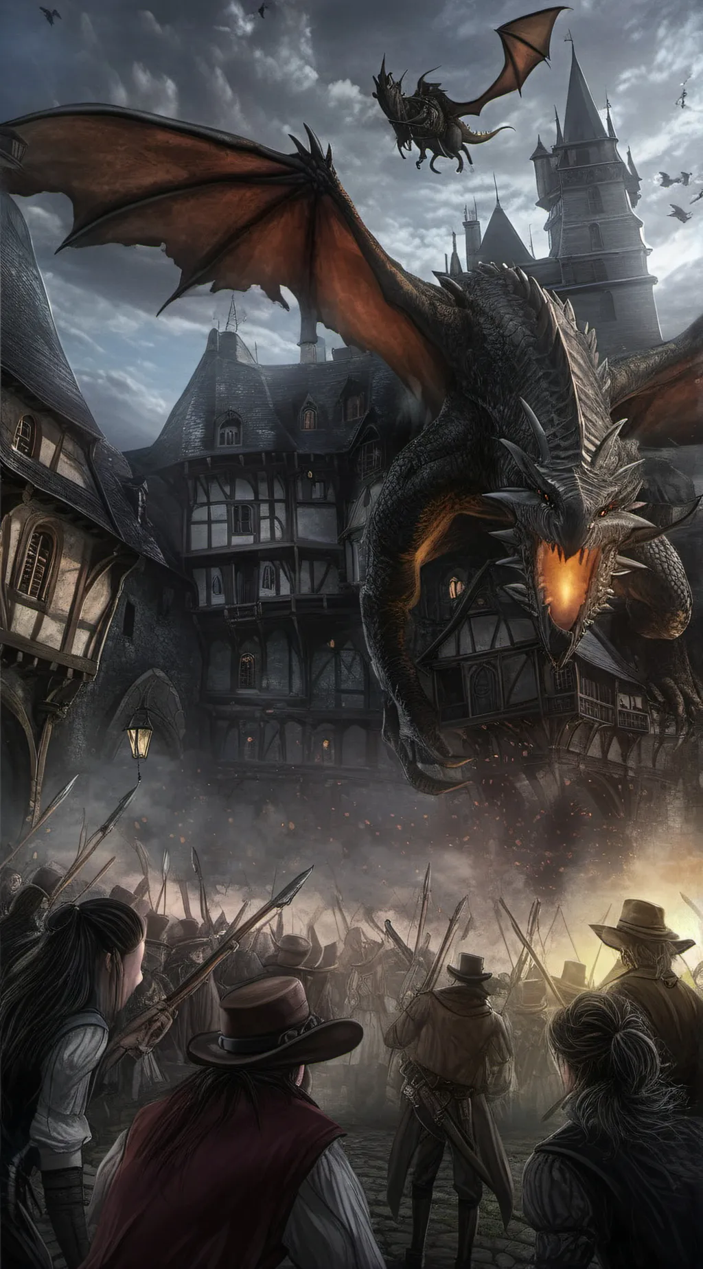 ai character: dragon et tueurs  background
