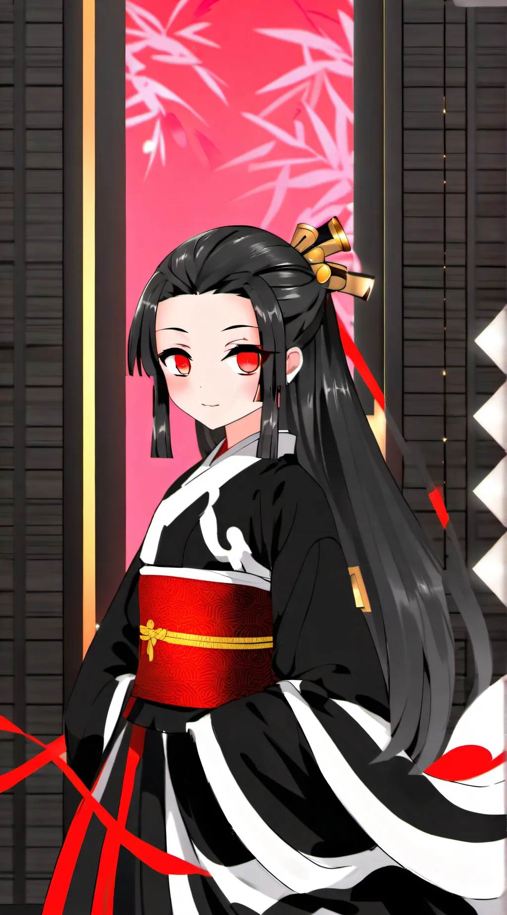 ai character: Nezuko  background