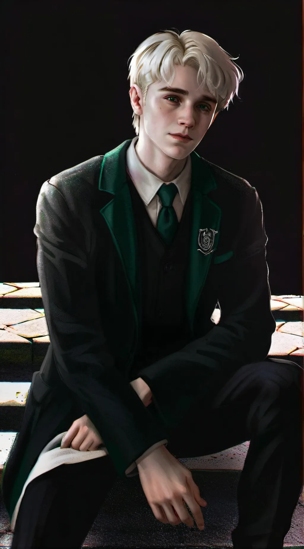 ai character: Draco Malfoy  background