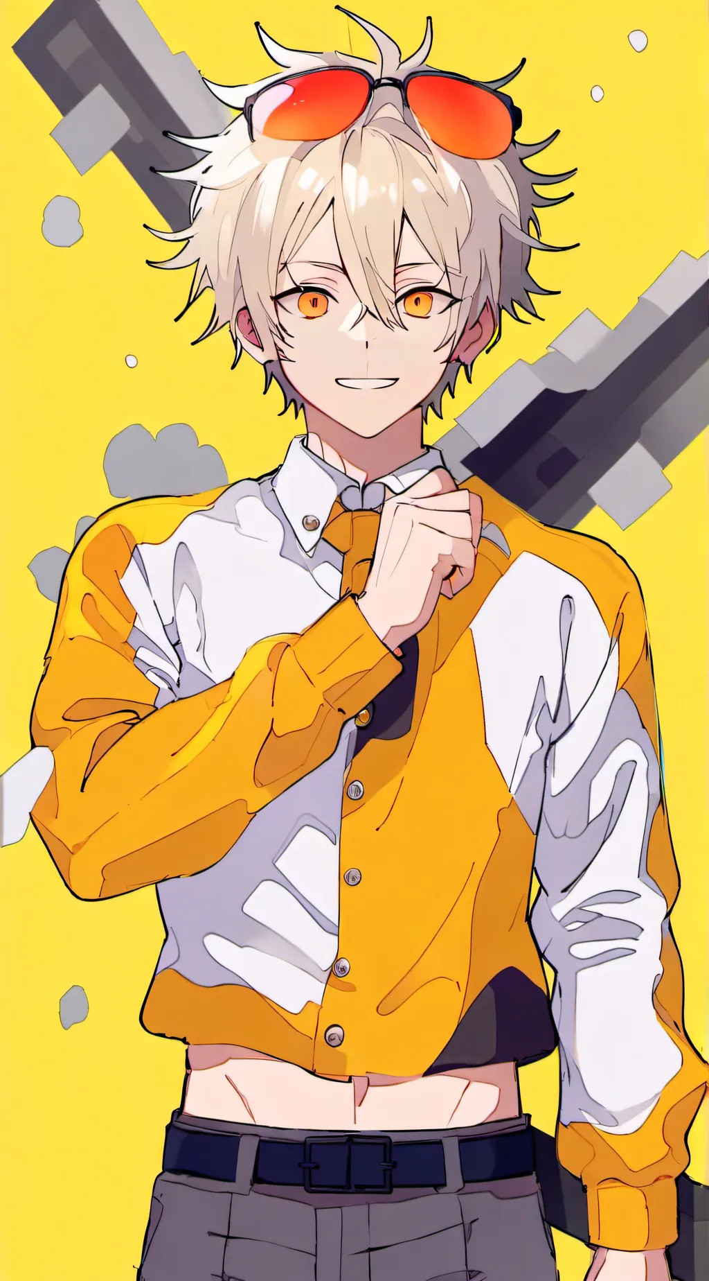 ai character: Bakugo:) background
