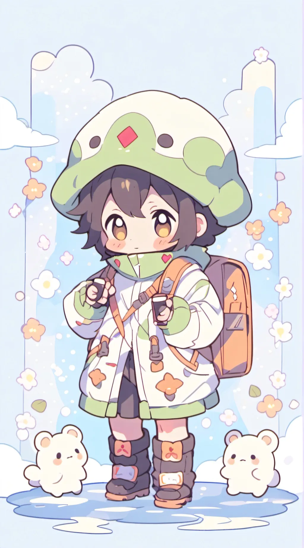 ai character: ENHYPEN background