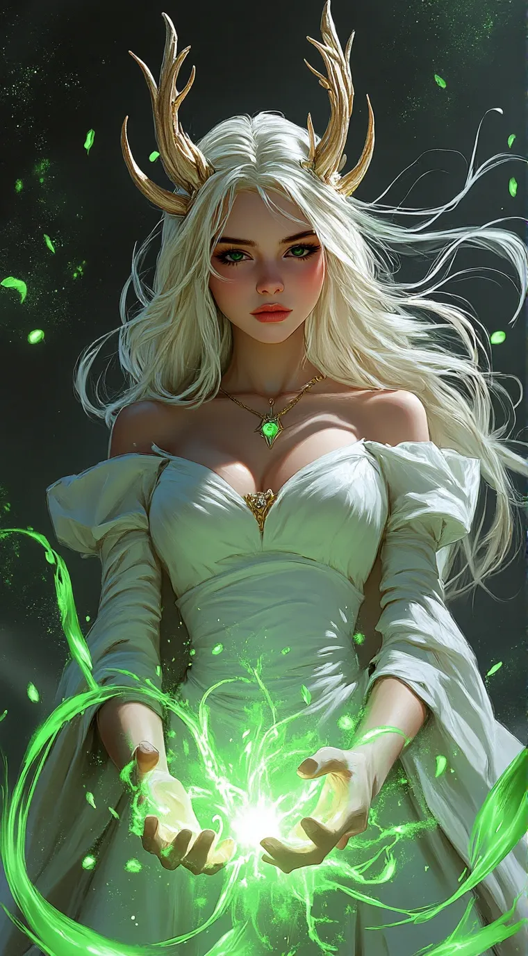 ai character: Angela  background