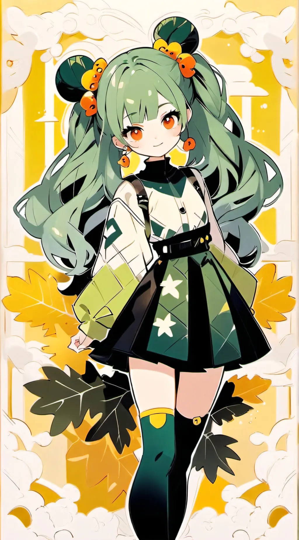 ai character: Fem Deku  background