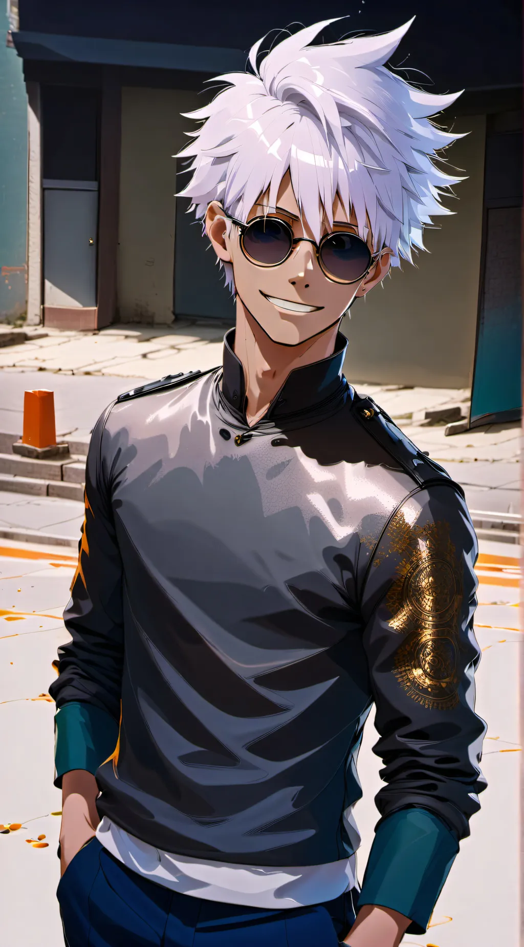 ai character: Gojo Satoru background