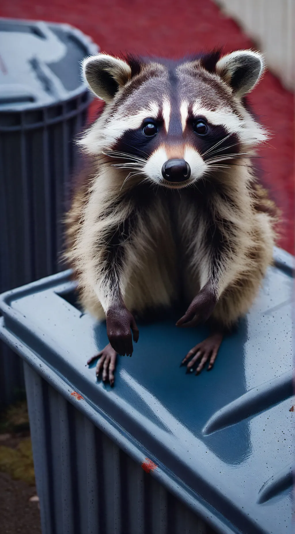 ai character: raccoony 🦝🩶 background