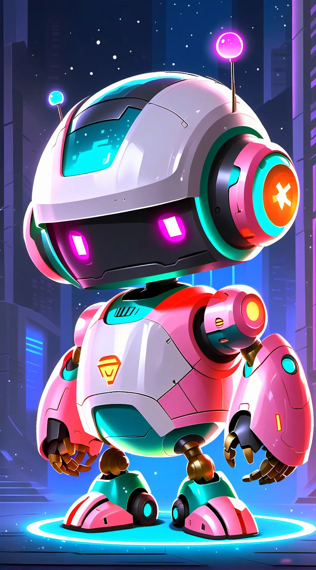 ai character: Security tips background
