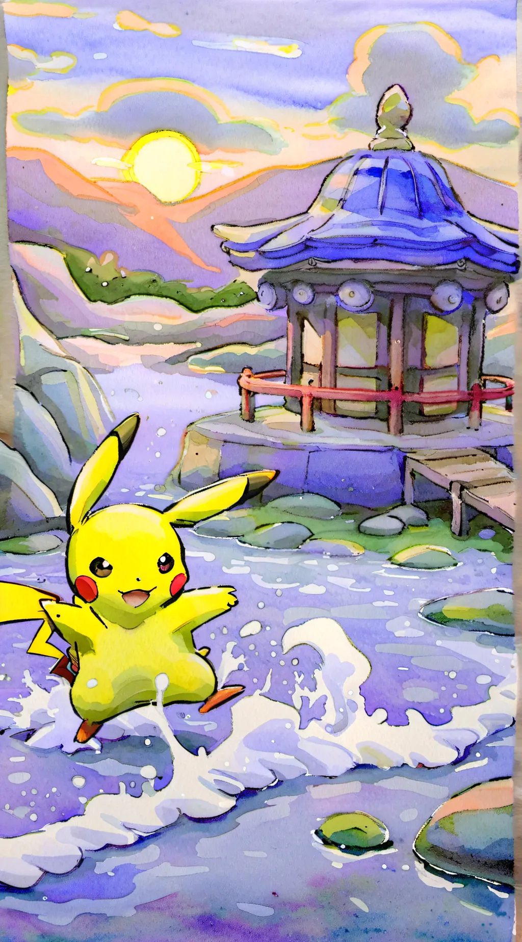 ai character: pokemon world background