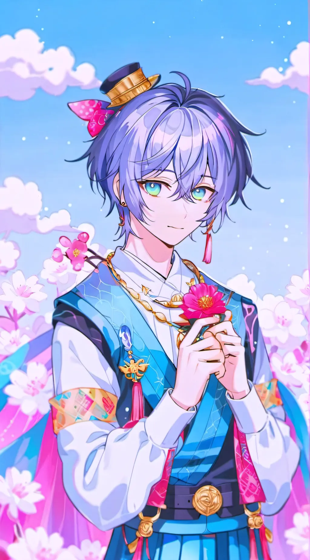 ai character: boy boy background