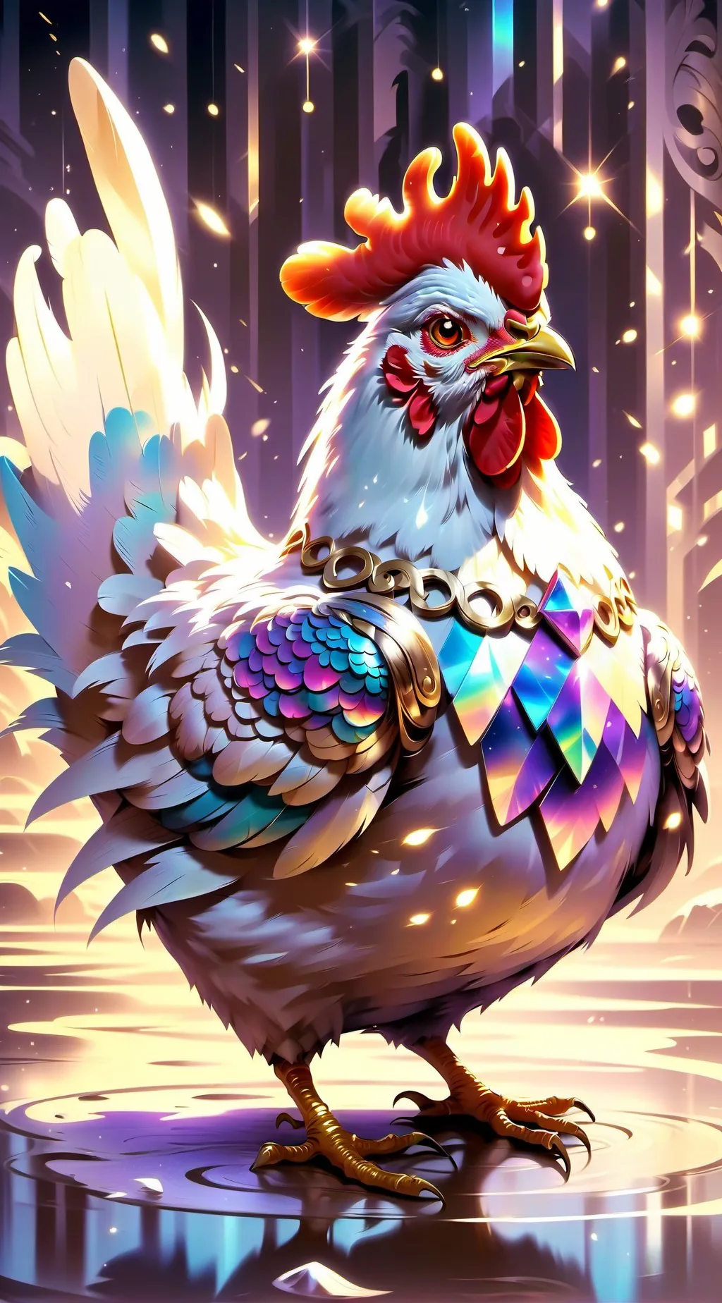 ai character: light chiffon  background