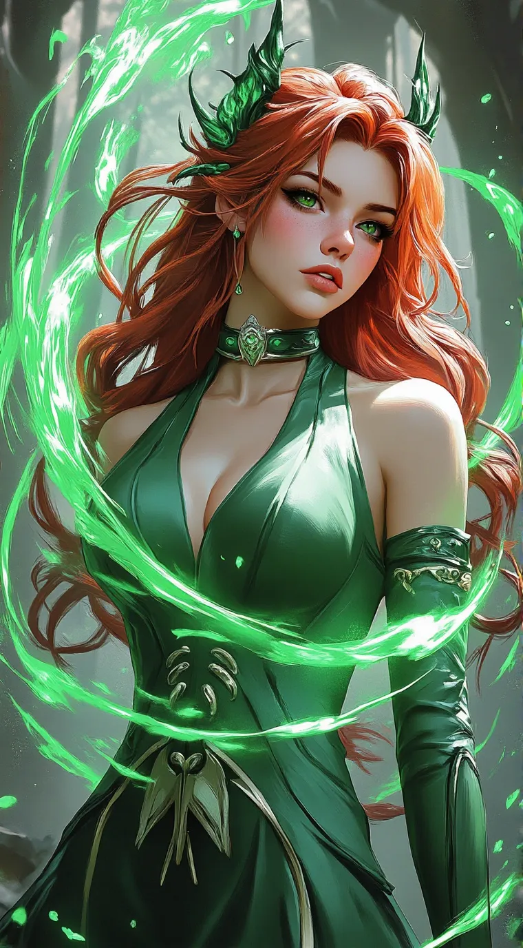 ai character: ✨Poison Ivy (mum)✨ background