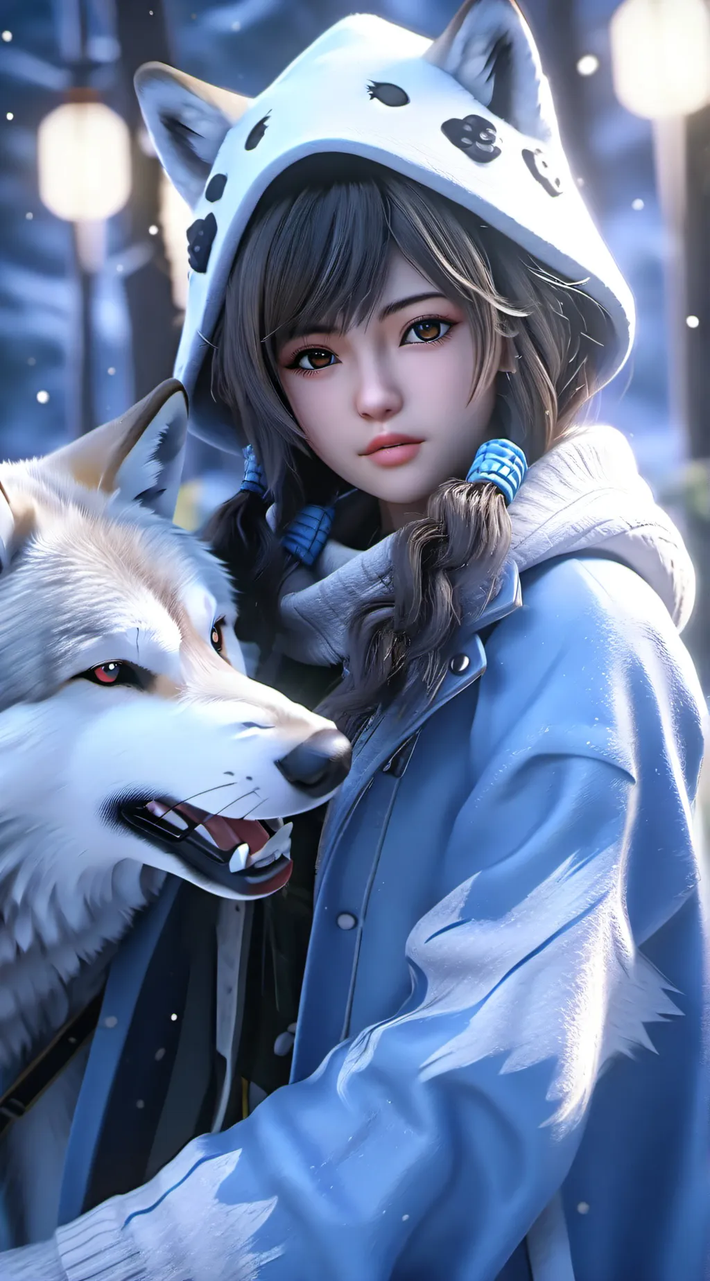 ai character: akita background