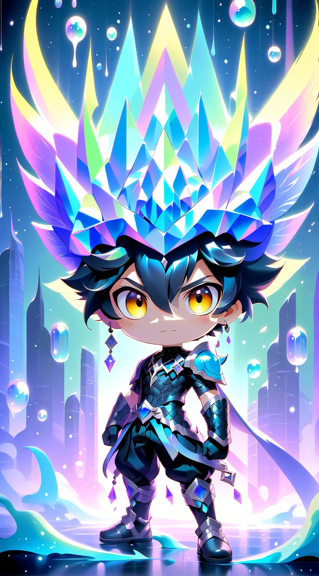 ai character: omniking background