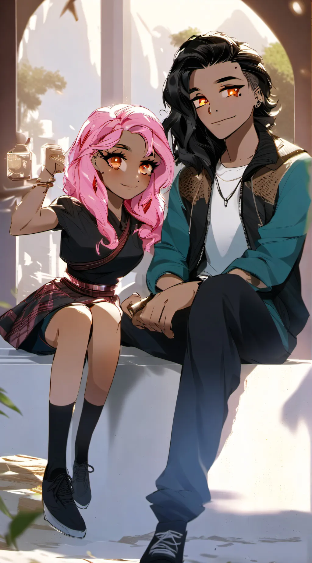 ai character: holly background