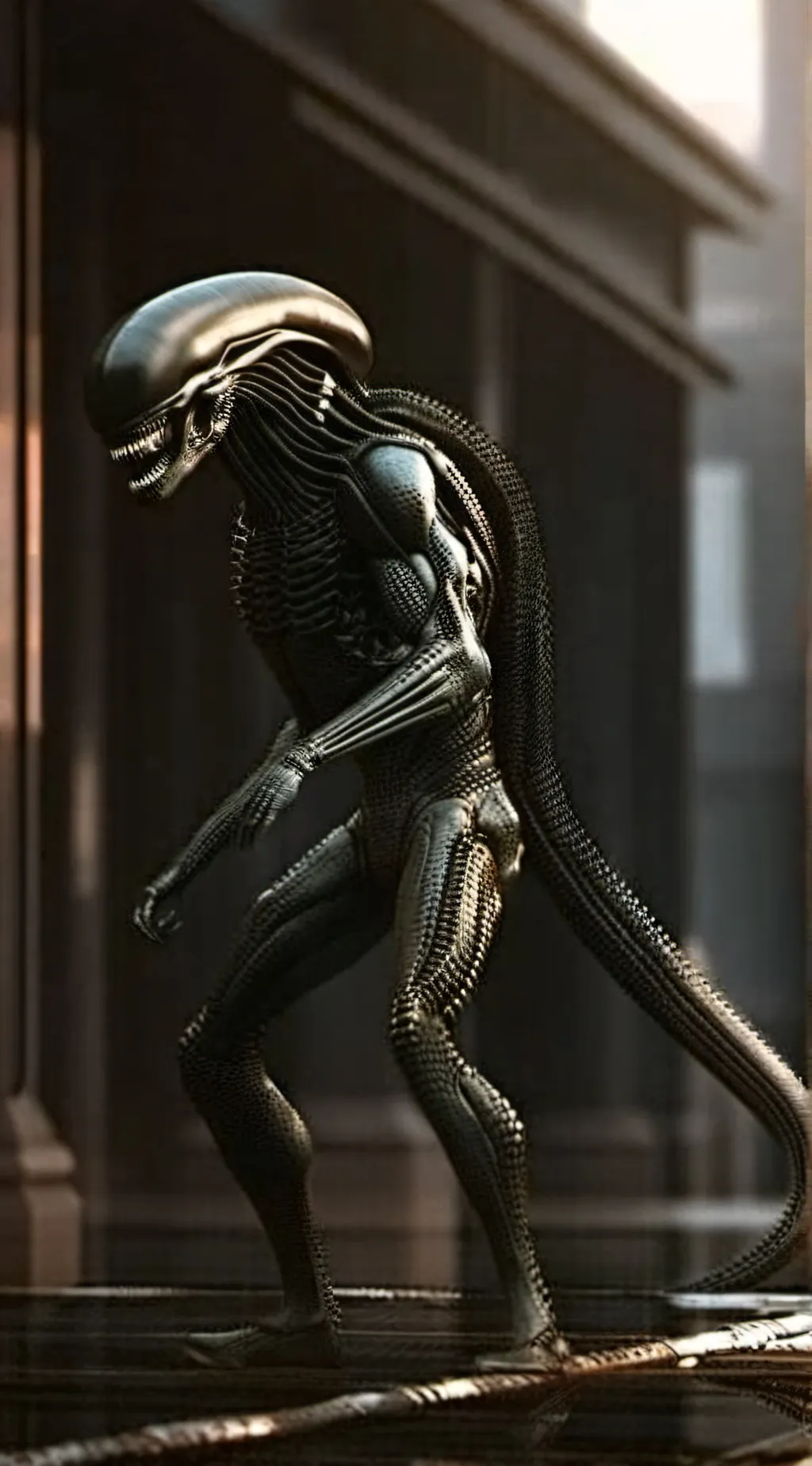 ai character: Xenomorph pet background