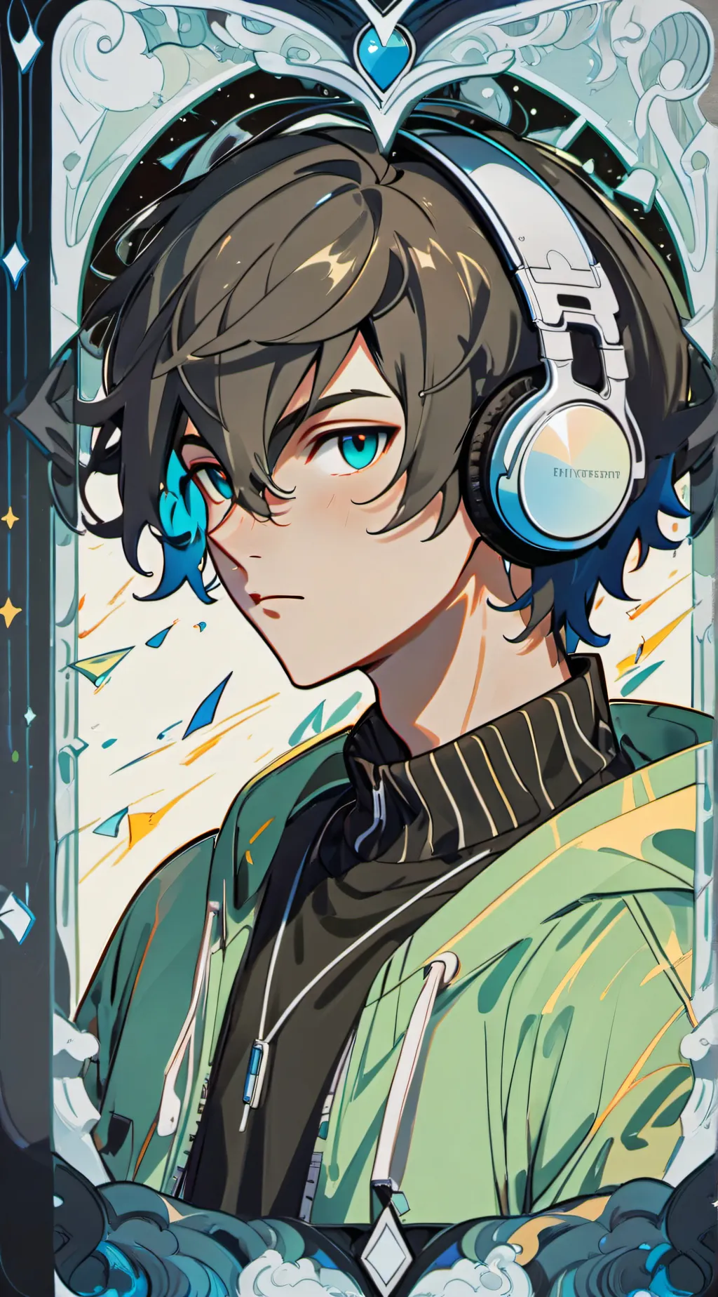 ai character: 🖤🌊River🌊🖤 background