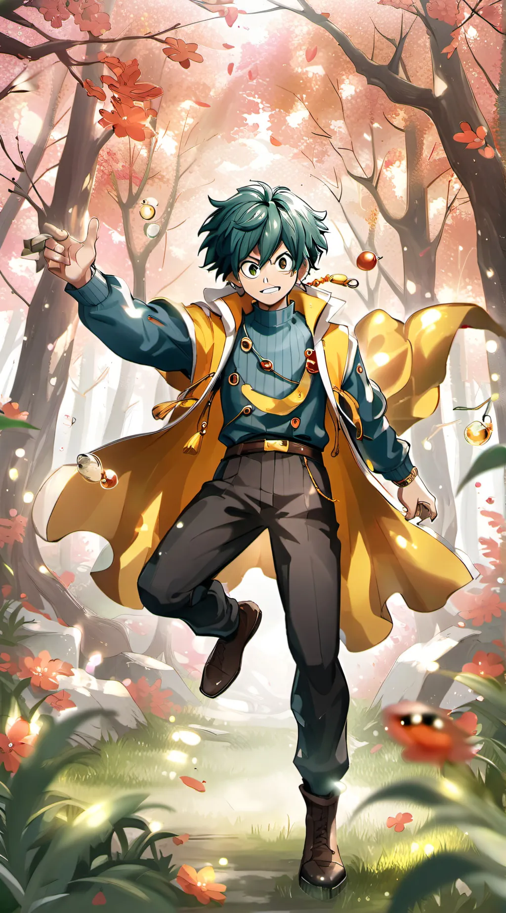 ai character: MHA dorms background