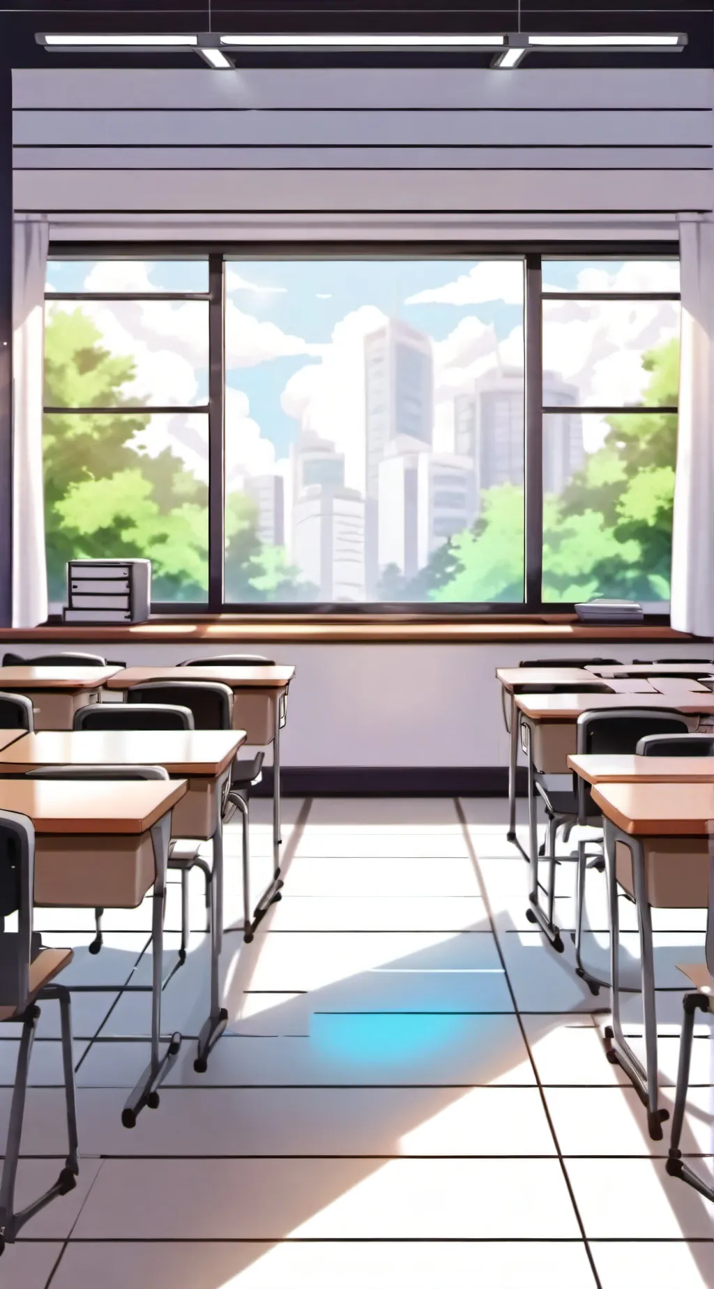 ai character: Mha new student! background